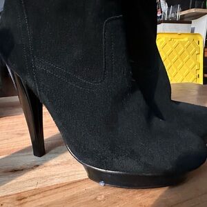 Steven Madden above the knee black boots